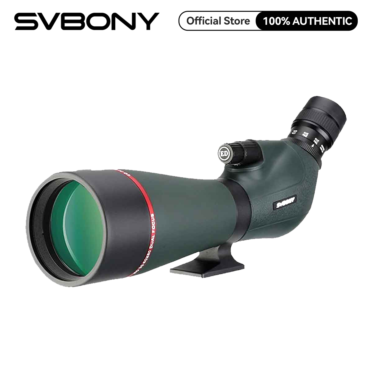 Svbony SV406P ED Monocular Spotting Scopes 20-60x80 ED Glasses HD Dual Focus BAK4 FMC High Resolution Telescopes for Stargazing Wildlife Viewing Bird Watching Harga  1,599 Ringgit*Penghantaran Percuma