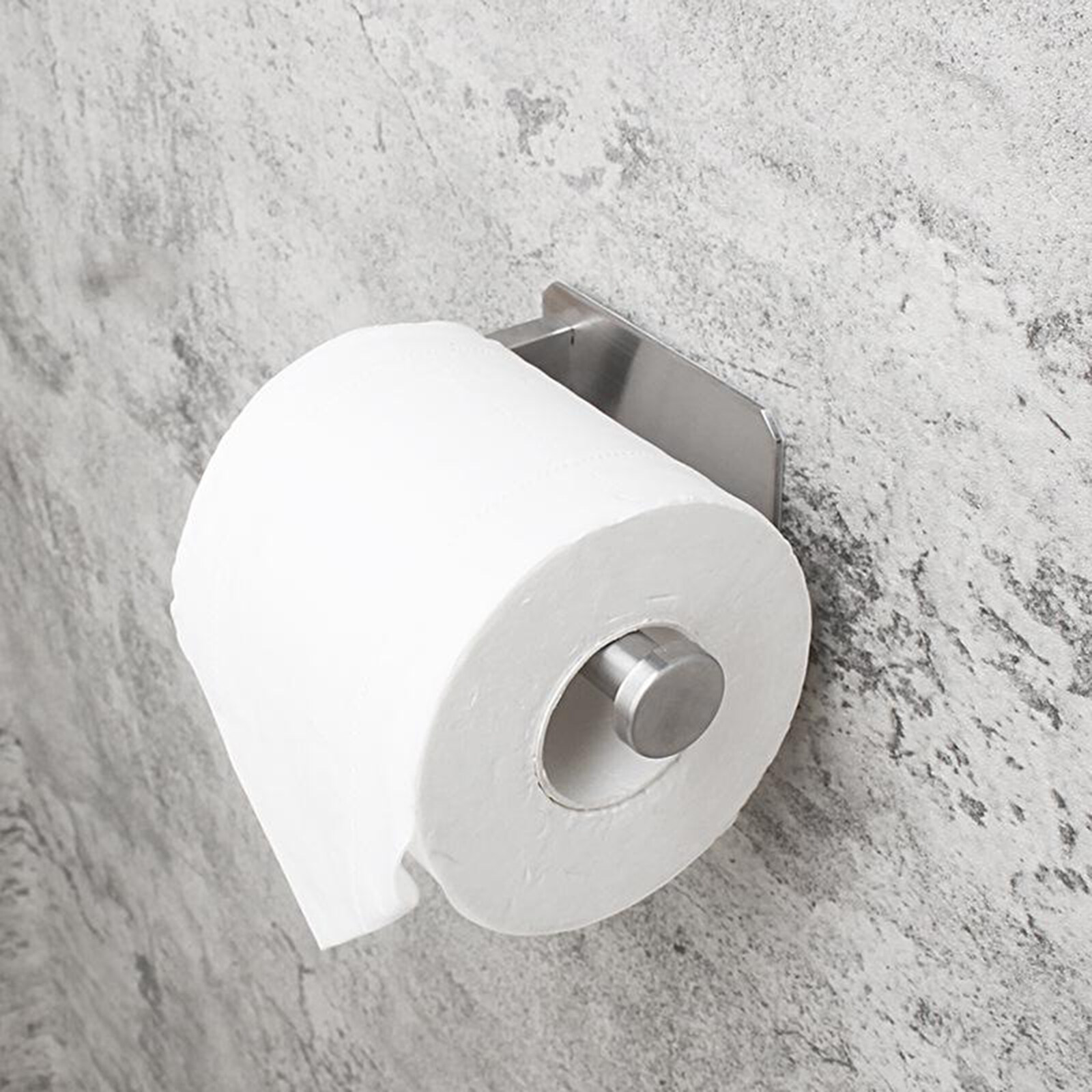 No Pattern Fityle Minimalist Style Stainless Toilet Bathroom Living Room Tissue Napkin Holder