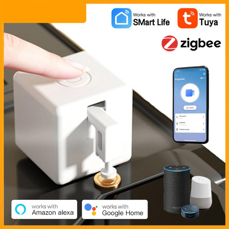 Tuya Bluetooth Zigbee Smart Finger bot Plus Switch Button Pusher