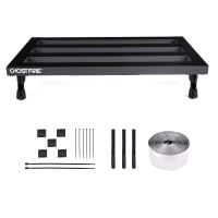 Ghost Fire Different Size Aluminum Alloy Super Light Portable Electric Guitar Pedal Board Effect Pedalboard