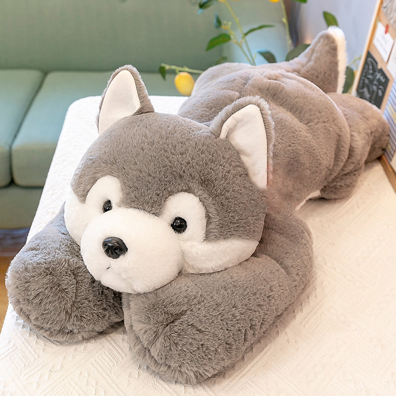 Blue magic siberian husky stuffed toy sale