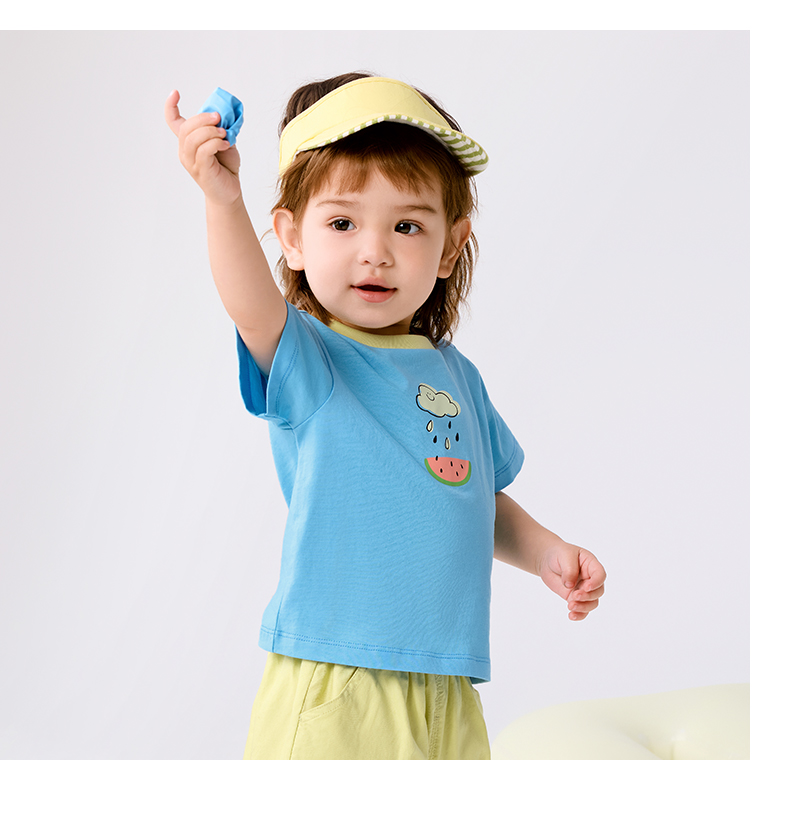 バラバラ ベビーTシャツ 半袖 肌に優しいトップス 男の子 女の子 2025年新作 夏 快適 かわいい