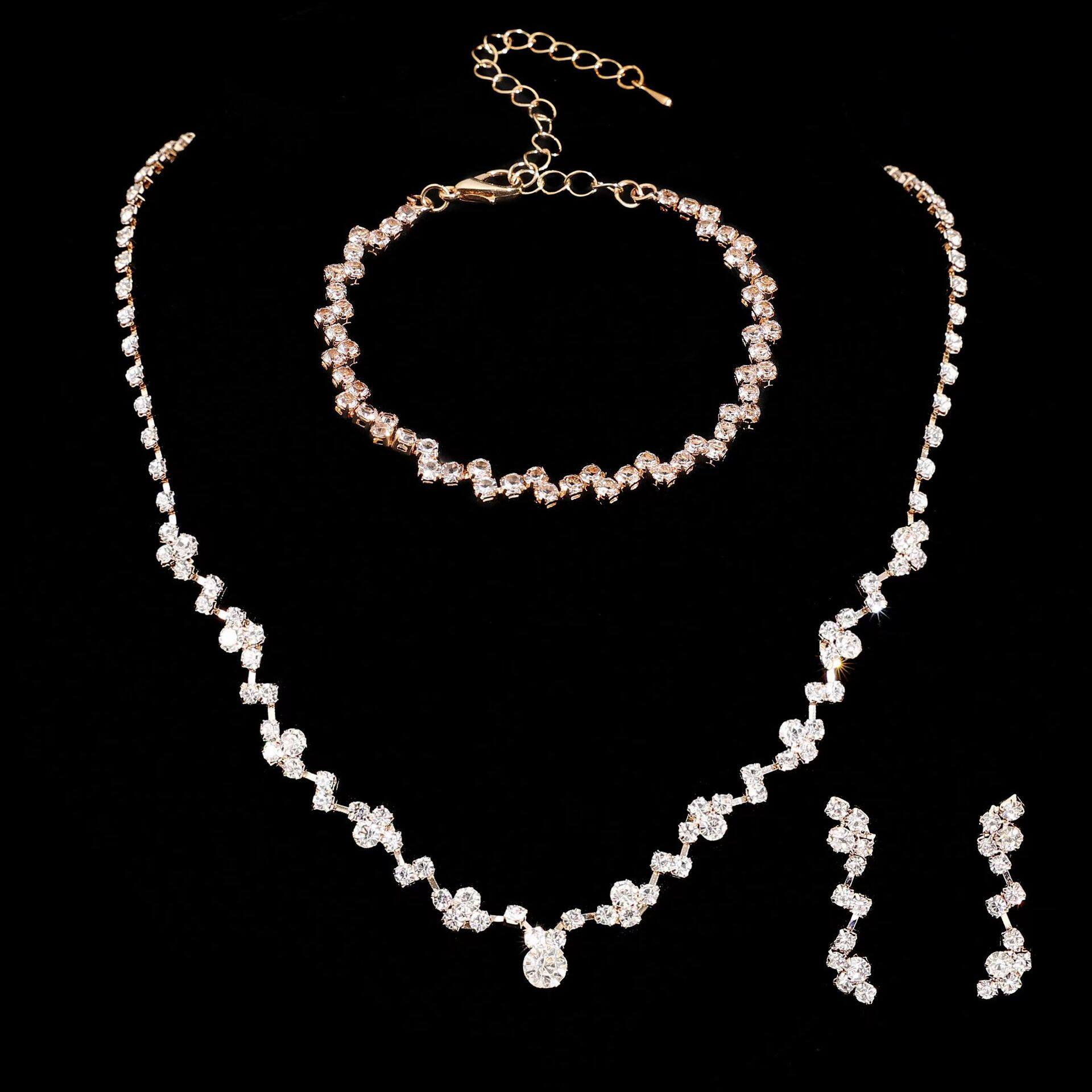 Simple elegant hot sale jewelry set