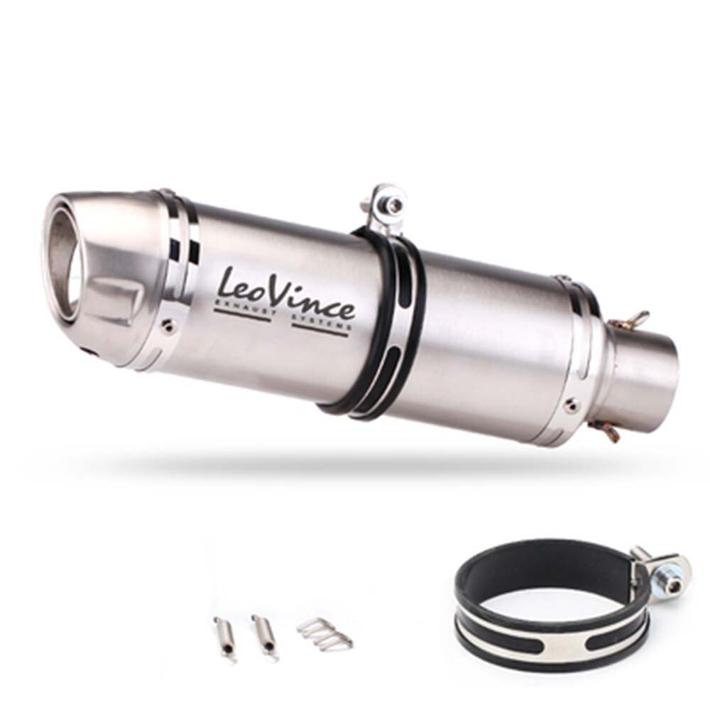 51mm 2 ống xả dành cho xe máy phổ thông bằng sợi carbon Ống xả xe máy Bộ giảm thanh Với ống xả DB Ki