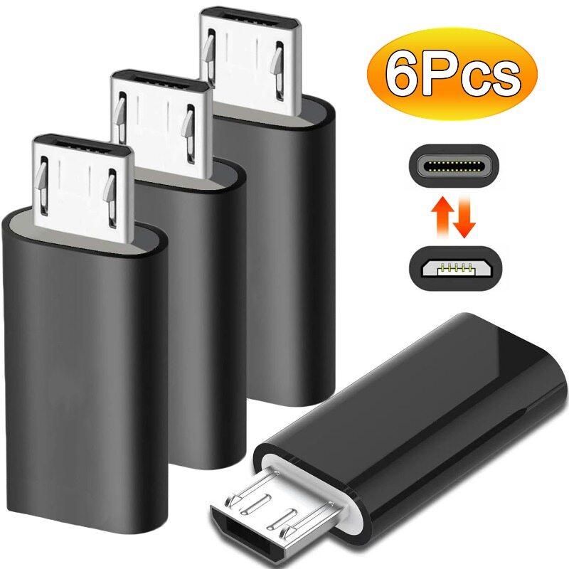 Nữ sang Micro USB Loại C kết nối bộ chuyển đổi đực Bộ chuyển đổi sạc Micro USB Loại C