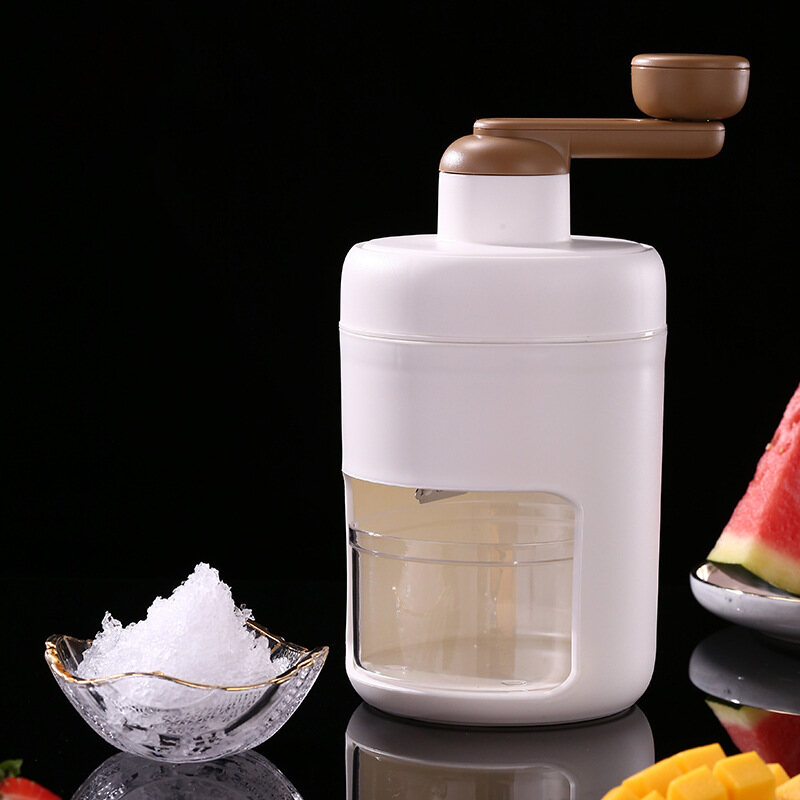 XINLANYASHE máy đá bào máy đá bào máy làm bingsu máy bào đá máy phá băng Máy làm đá bào bông tuyết Mô hình máy làm món tráng miệng Bingsu Máy nghiền đá thủ công, máy làm đá bào
