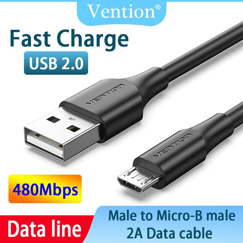 Vention cáp micro usb 3a sạc nhanh cáp dữ liệu usb 2m 3m cho điện thoại di động hệ điều hành android cáp sạc usb htc lg máy tính bảng android kabel usb