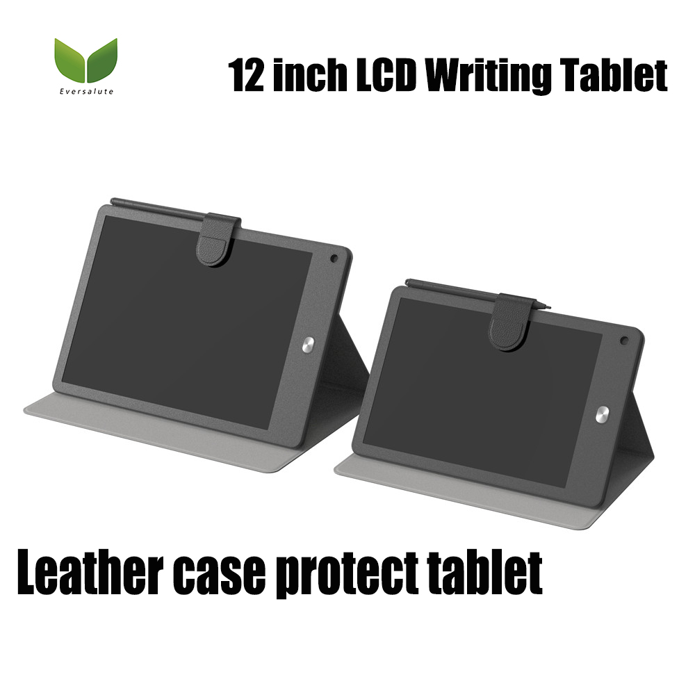 10/12 Inch LCD Writing Tablet with PU Protective Case | Reusable Doodle Board for Kids & Adults | 2 Editions:Standard / Luxury