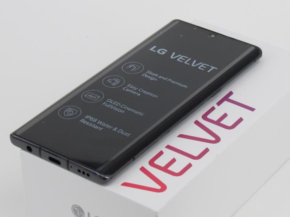 Original LG Velvet 5G G900N 6.8" 48MP 8GB RAM 128GB ROM Octa Core NFC Snapdragon Unlocked 5G Single Sim Mobile Phone · v18