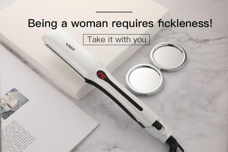 Máy Duỗi Tóc VGR Bàn Ủi Phẳng Ma Thuật Chăm Sóc Cá Nhân, Lược Chải Chuyên Nghiệp, Kỹ Thuật Số Lron Tong Bán Chạy Thời Trang