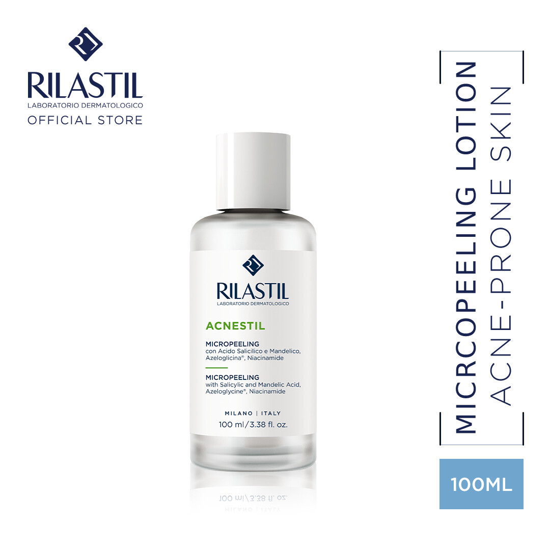 Gambar Rilastil Acnestil Micropeeling Lotion    Acne Oily Combination Skin (100ml)