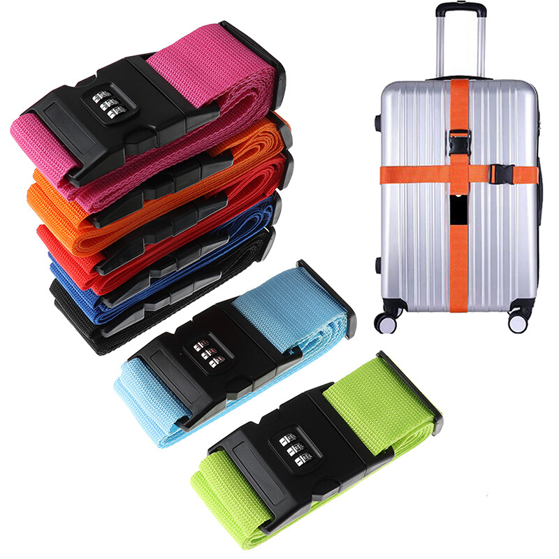 SHENGHAN 1Pc Travel Luggage Suitcase Secure Lock Durable Nylon Packing Strap Belt