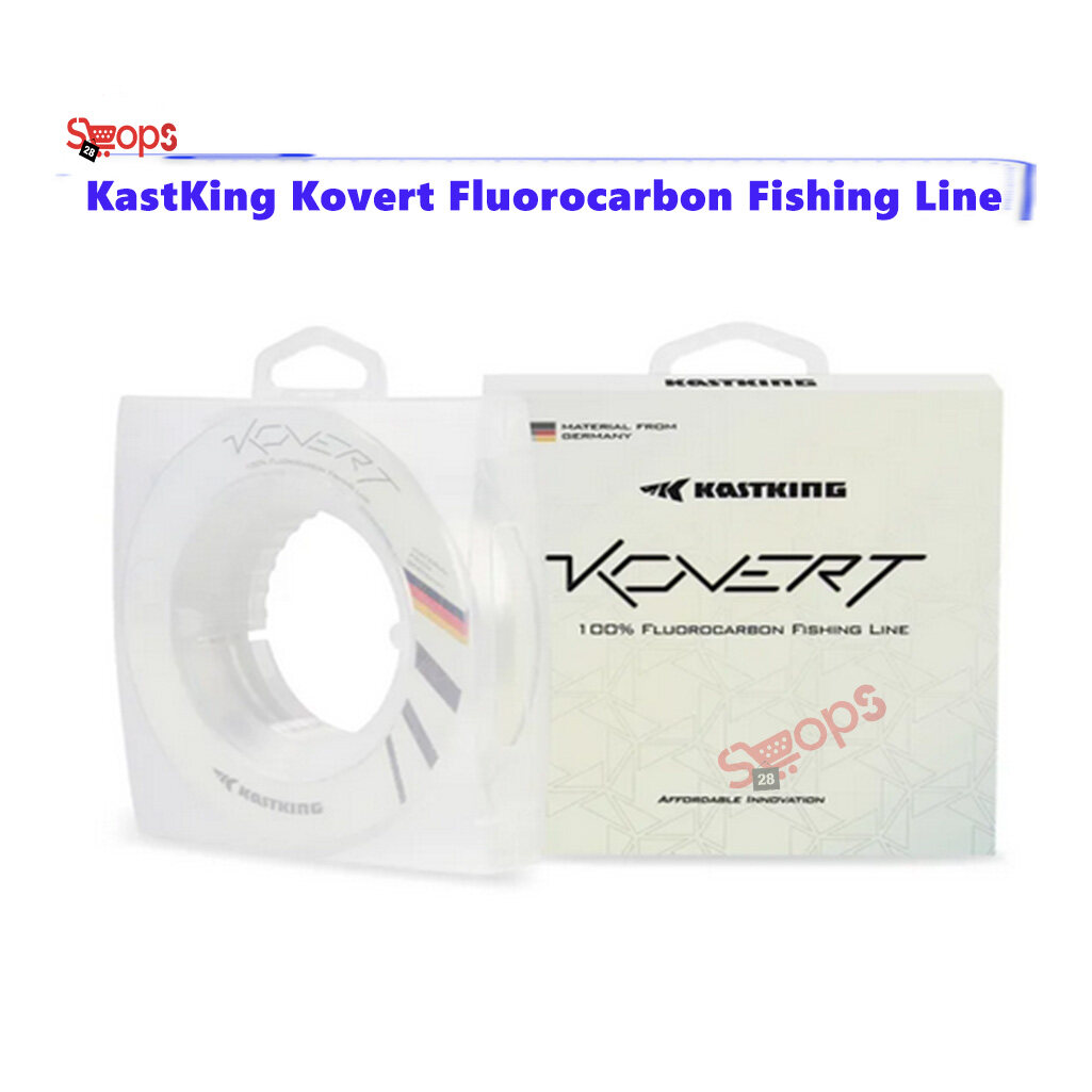 KastKing Kovert Fluorocarbon Fishing Line - 100% Carbon Sinking Fishing  Line Strong Full Fluorocarbon Leader Line German Material
