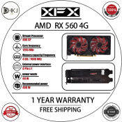 Xfx RX 560 4GB Graphics Card - Used