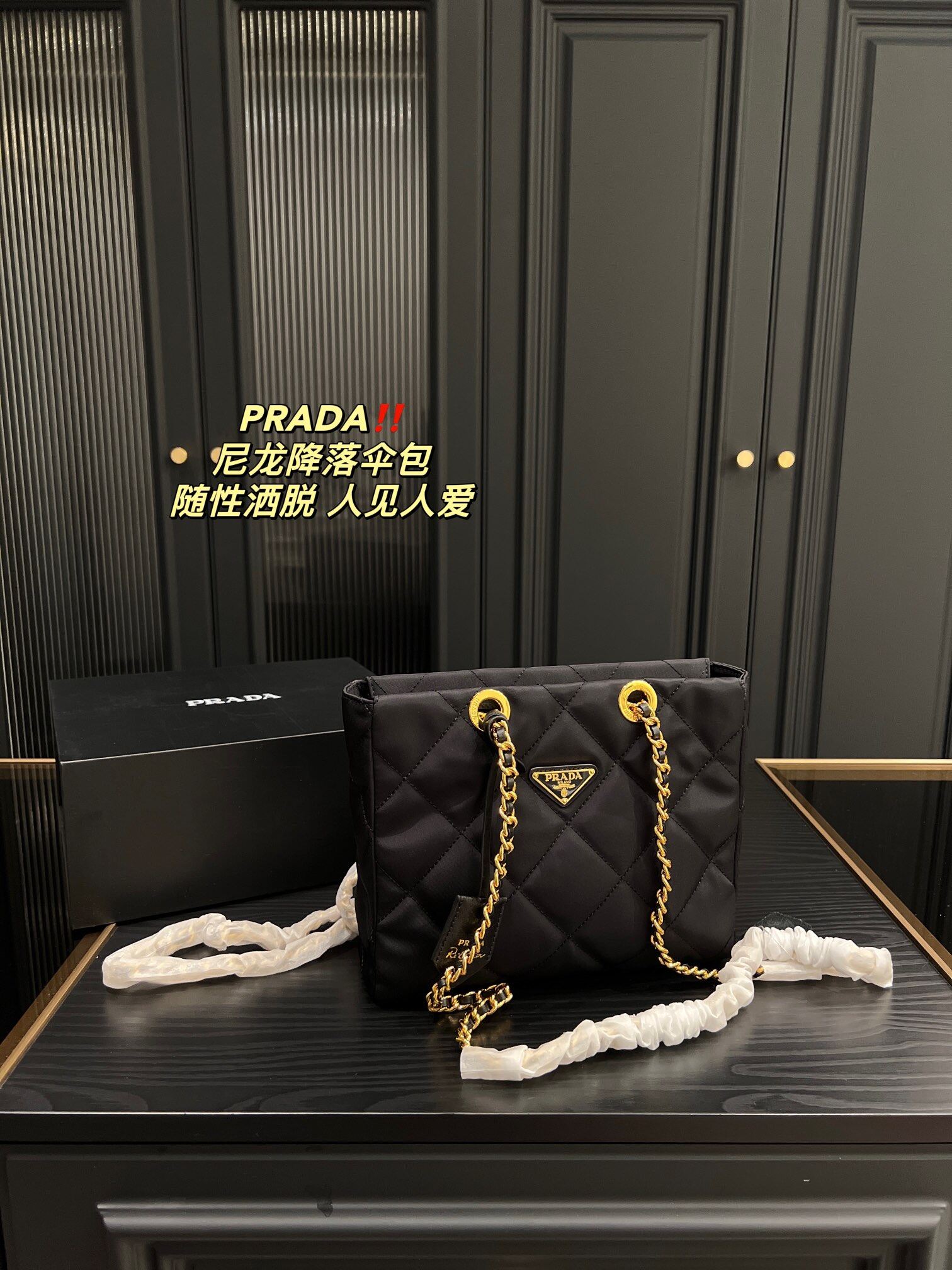 Original gift box packaging) Prada ˉ Women's bag mini handbag fashion  versatile shoulder bag top quality women's bag | Lazada PH