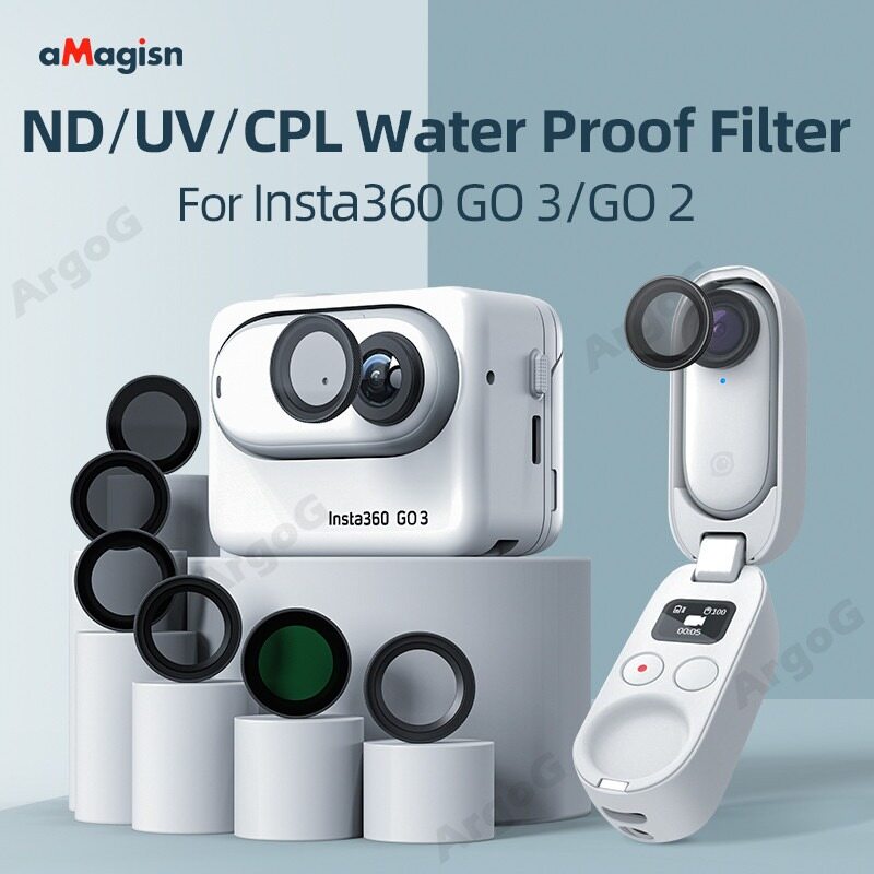 Amagisn lọc không thấm nước cho insta360 go3 go2 CPL UV Bộ lọc ND cho go3 phụ kiện ống kính