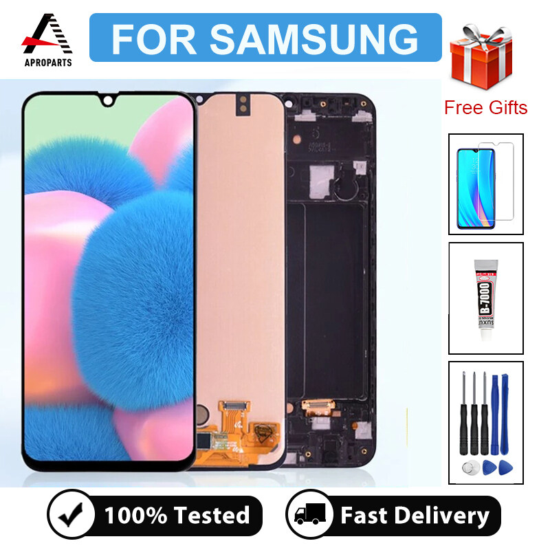 Dành Cho Samsung Galaxy A30 Cụm Bộ Số Hóa Màn Hình Cảm Ứng Màn Hình LCD Màn Hình Lcd Cho Samsung Gal