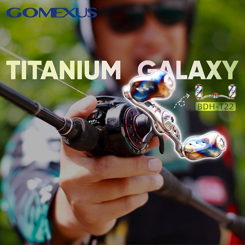 Gomexus Baitcasting Spinning Fishing Reel Knob Titanium 22mm 6.8g