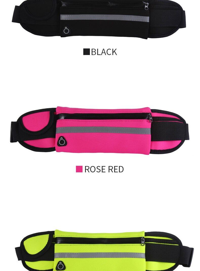 SUPERFLOWER Sports Running Waist Pocket Outdoor Jogging Cycling Waterproof Adjustable Anti-theft Pack Sport Belt_voghion.com