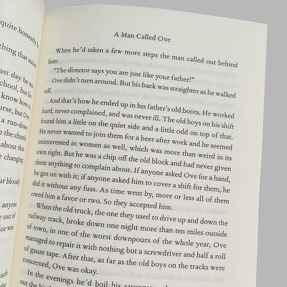 A Man Called Ove By Fredrik Backman Novel Paperback Reading Book Fiction English Story Book Gifts Lazada Singapore