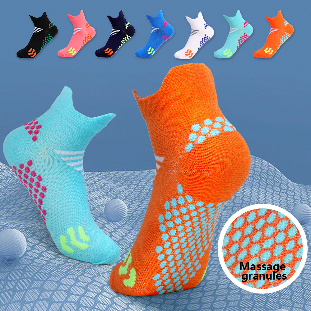 Không trượt thể dục chuyên nghiệp bóng rổ vớ thể thao dây tập luyện bỏ qua ngắn áp lực vớ đi xe đạp ngoài trời Marathon nén tất cho Chạy bộ Unisex