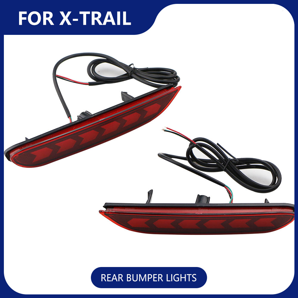 1 Cặp Đèn Led Cản Sau Đèn Cản Sau Cho Nissan Xtrail X-Trail T32 Rogue 2014 - 2016 Đèn Phanh Sau