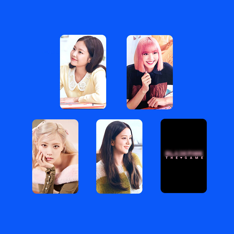 Blackpink các cô gái makestar Stella photocards bptg Lisa jisoo Rose jennie thẻ Lomo 4 mỗi bộ