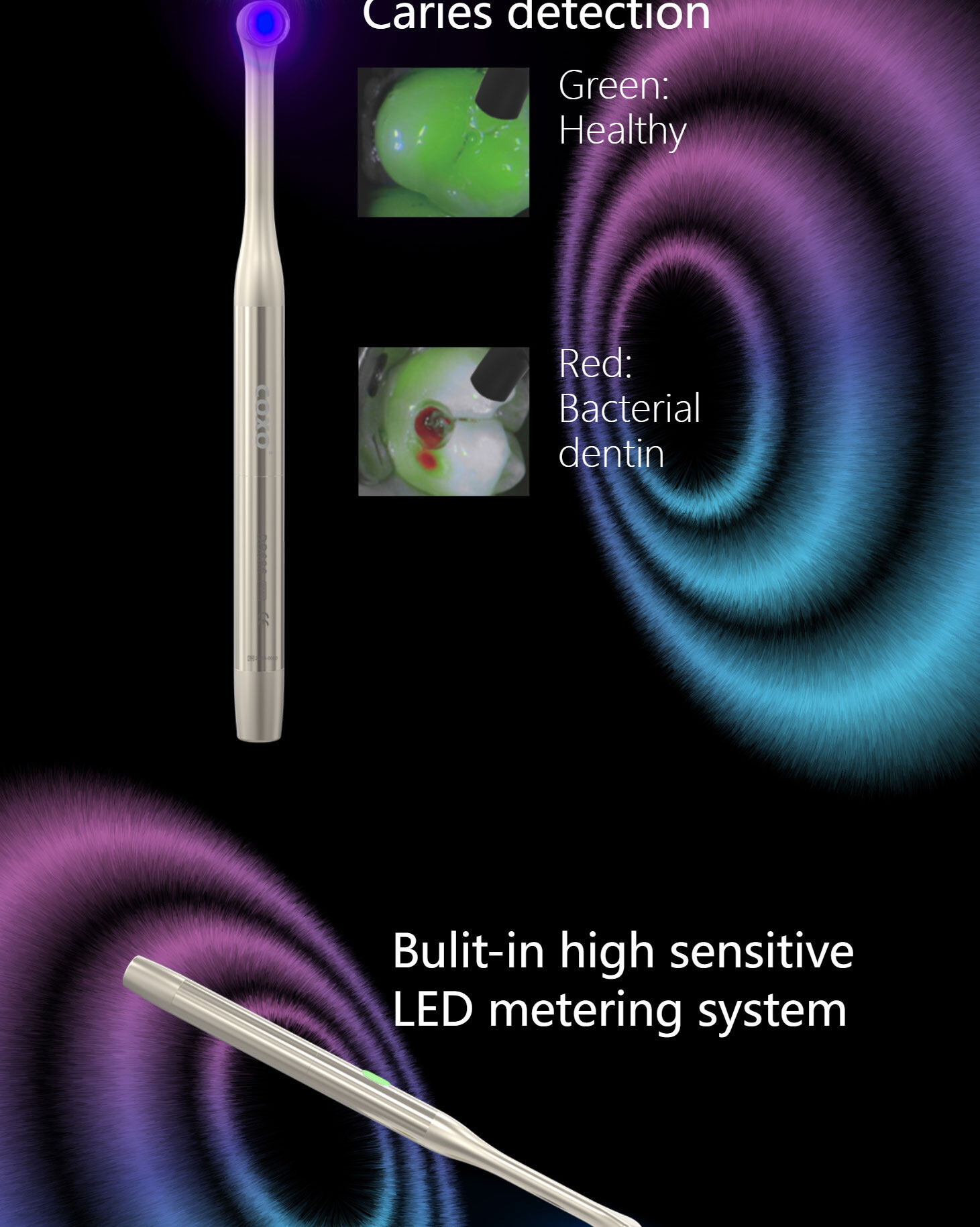 TOSOCO COXO DB686 NANO Dental Curing Light Wireless Led Dental Lights