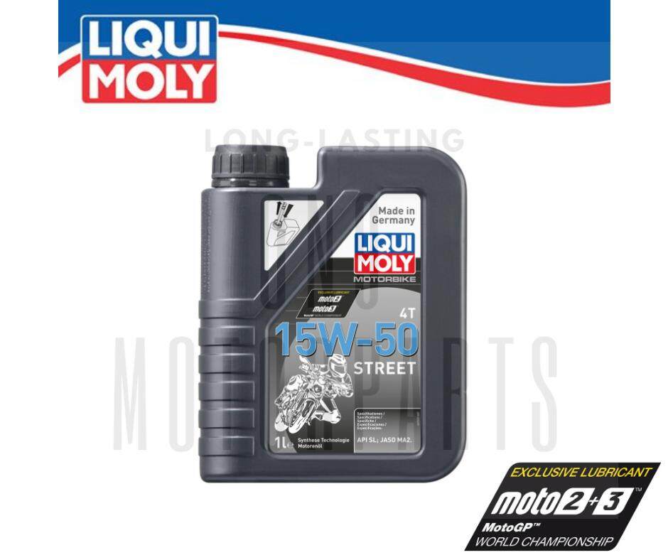 LIQUI MOLY MOTORBIKE ENGINE OIL 4T 15W50 STREET 1L