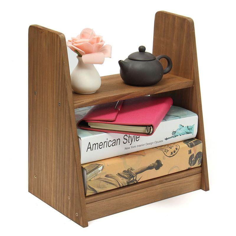 Solid Wood Small Shelf Student Dormitory Desktop Shelf Simple