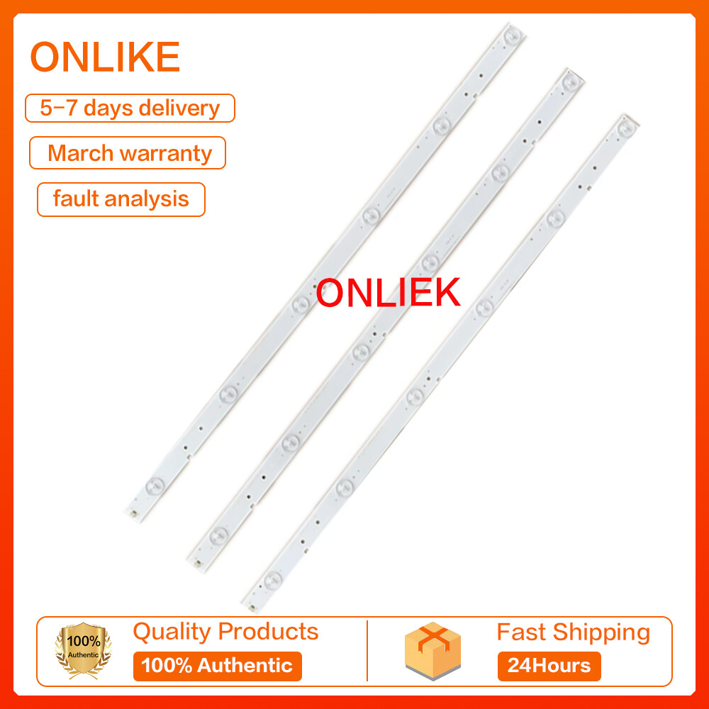 Assembled LCD TV light bar led light bar is suitable for universal 32 "55" miscellaneous brand TV backlight general Harga 27 Ringgit*Penghantaran Percuma