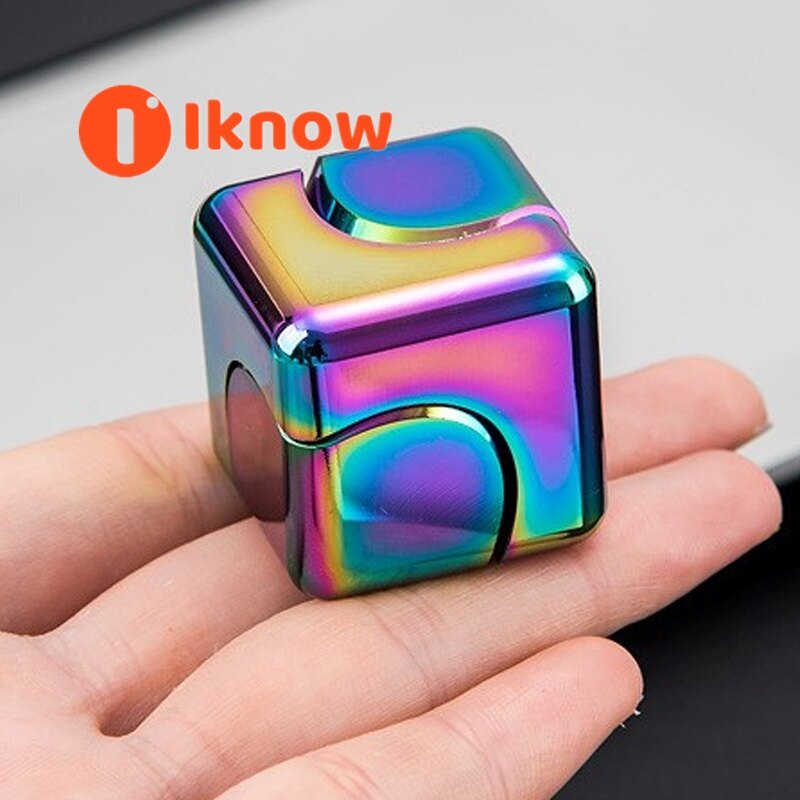  Tôi biết thiết bị vô cực mát mẻ Fidget Spinner con quay tay ngón tay kim loại cho trẻ em người lớn tiện ích căng thẳng nhỏ Flippy cho nam bé trai đồ chơi con quay hồi chuyển cầm tay chống lo âu Quà tặng bàn giải thưởng 