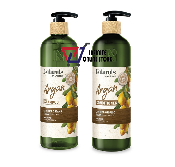 Gambar NATURALS BY WATSONS Hair Care Argan Shampoo   Conditioner Set