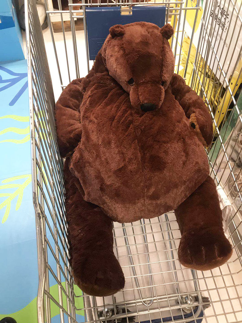 ikea bear djungelskog