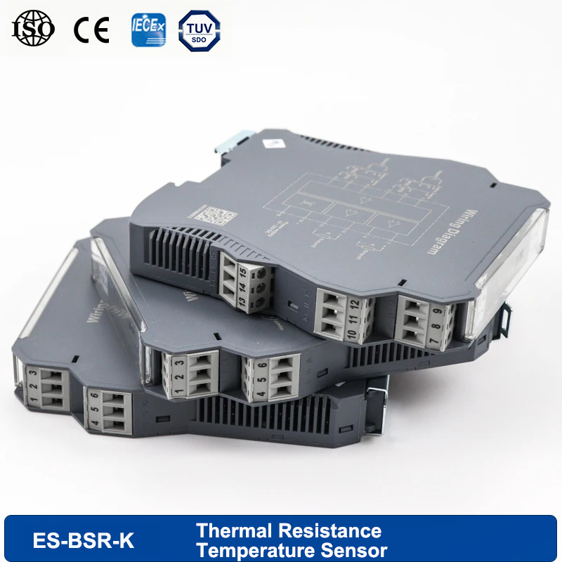 BSR-K kháng nhiệt tín hiệu cách ly đa kênh emperature isolator 4-20mA PT100 cu50 DC24V