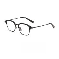 FIRADA Fashion Ultra Light Eyeglasses Vintage Pure Titanium Eyewear Luxury Prescription Glasses Frame For Men And Women DTX142S