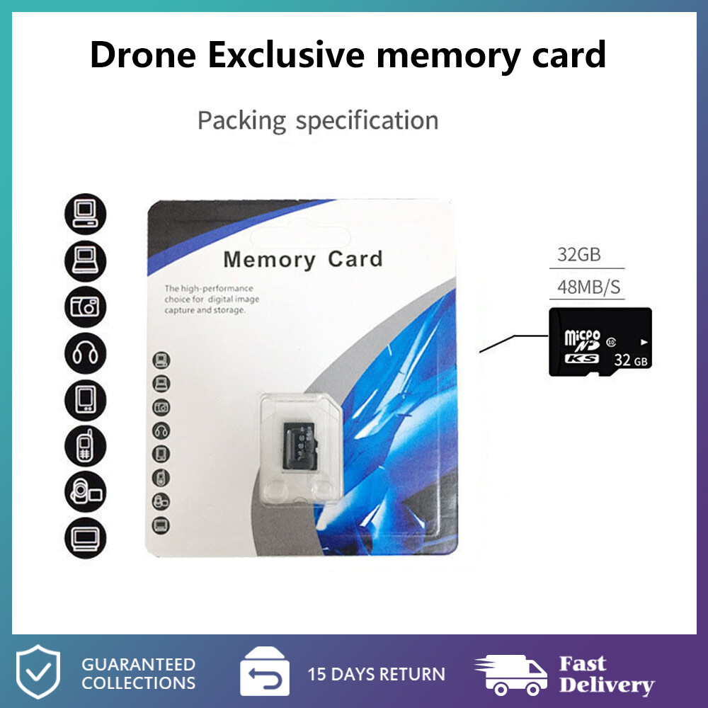 PGYTECH Drone SD Card C10 Surveillance Recorder flash card high speed ​​ultra micro SD card A1 mobile phone camera TF card SD 32G ราคา 240 บาท*ส่งฟรี