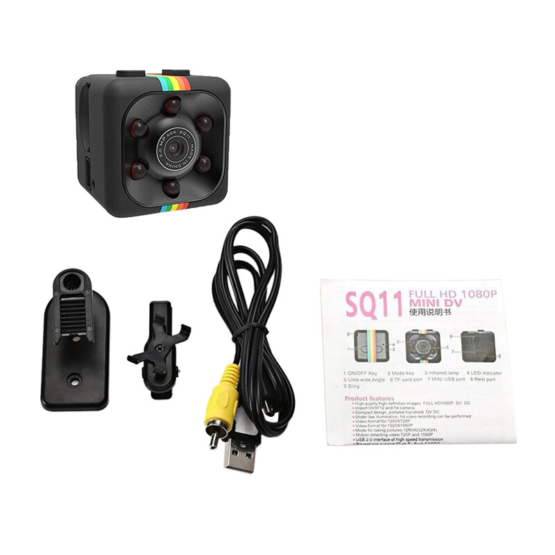 Sq11 Mini Camera Hd 1080p Night Vision Camcorder Car Dvr Infrared Video Recorder Sport Digital Camera Support Tf Card Dv Camera Lazada Ph