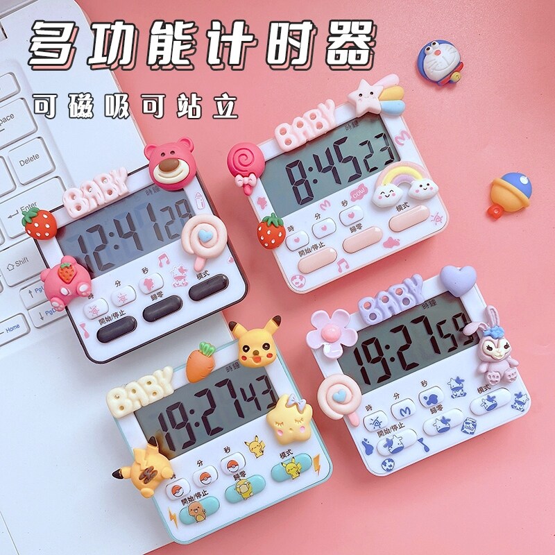 Gambar The timer to learn special children self discipline to solve the problem. The alarm clock reminders kitchen timer to time management