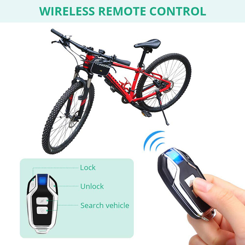 bicycle lock with alarm