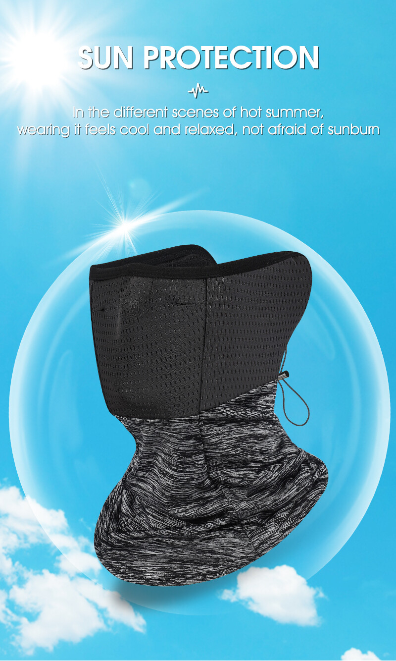 Khẩu Trang Nửa Mặt Đi Xe Đạp Khẩu Trang Xe Đạp Xe Máy Khăn Trùm Đầu Đạp Xe Bằng Lụa Băng Mặt Nạ Che Nắng Chống Nắng Đi Bộ Leo Núi Làm Mát