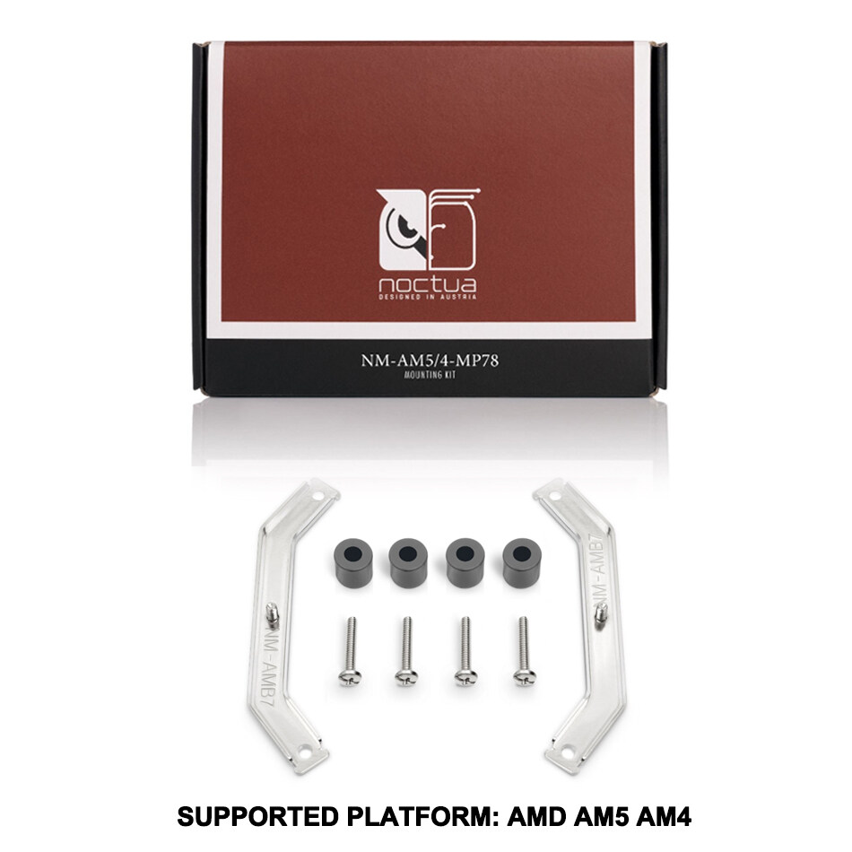 Noctua NM-AM5-4-MP83 MP78 Bộ Giá Đỡ AMD-AM5-AM4 Bộ Làm Mát CPU Noctua Nâng Cấp Nền Tảng AM5 AMD AM4