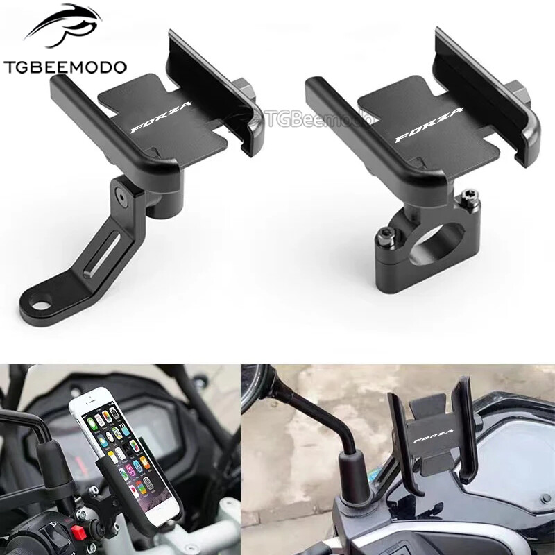 TGbeemodo For Honda Forza 125 250 300 350 750 Accessories Motorcycle Handlebar Mobile Phone Holder GPS Stand Bracket ราคา 200 บาท*ส่งฟรี