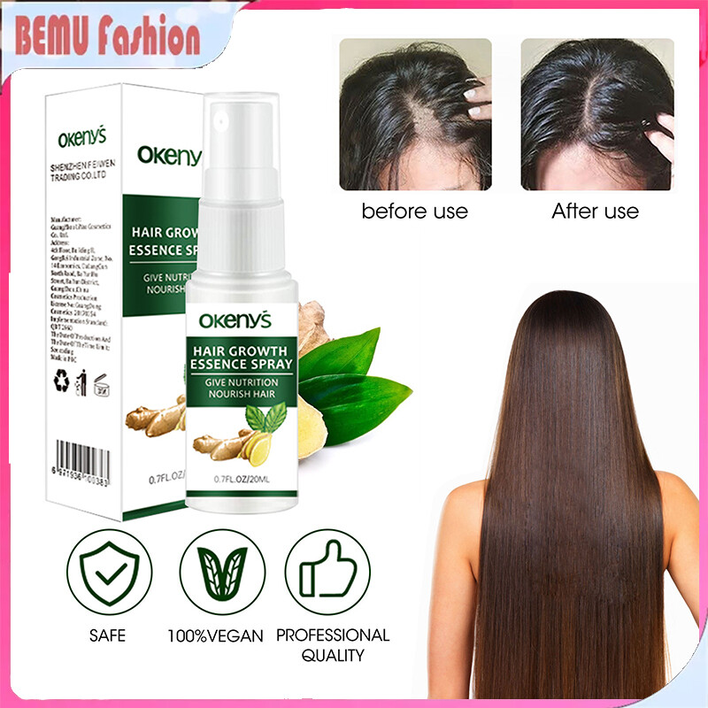 Tinh Dầu Mọc Tóc Nhanh 7 Ngày Serum Dưỡng Tóc Gừng, Dưỡng Mềm Điều Trị Rụng Tóc, Tóc Hư Tổn 20Ml