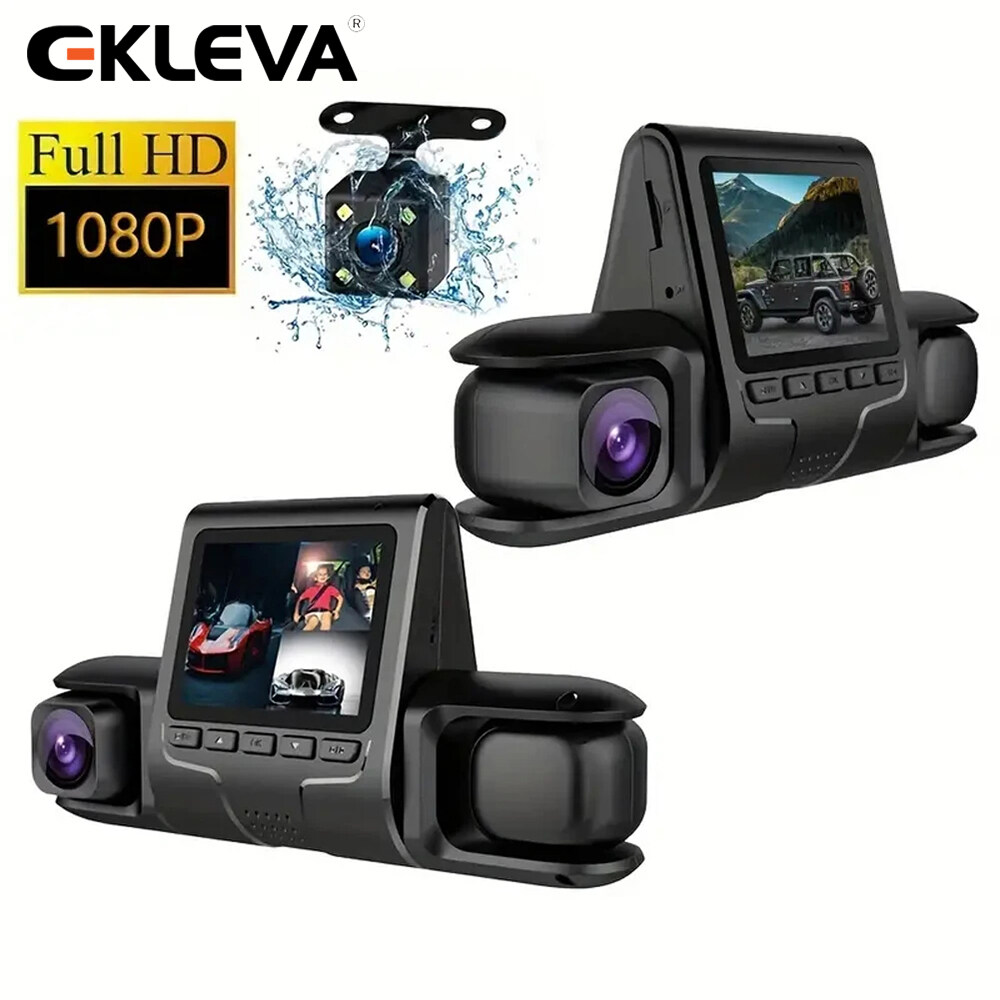 EKLEVA 3 Camera Lens Car DVR 3