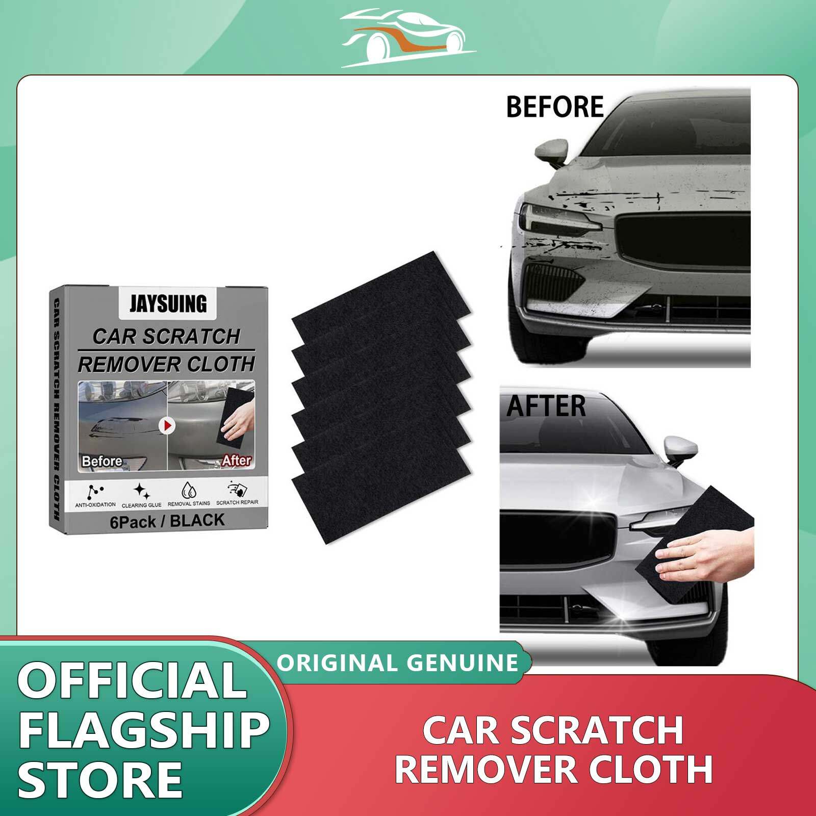 Rayhong 6 Pack Nano Sparkle Cloth Car Scratch Repair Cloth Universal Metal Surface Polishing Anti-Scratch Cloth Stubborn Stain Repair Magic Nano Sparkle Cloth Car Scratch Remover Auto Care Scuffs Cleaner Dust Remover Tool Surface Repair ราคา 252 บาท*ส่งฟรี