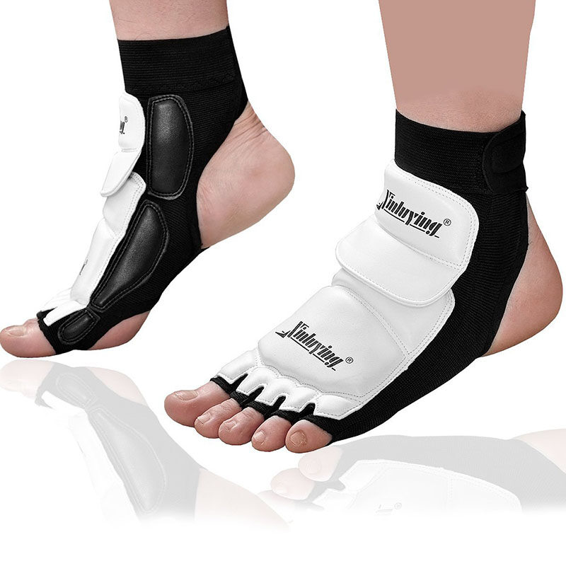 【YIDEA HONGKONG 2Taekwondo Foot Cover PU Leather Adult Children's Taekwondo Leg Guard Hand Training Protective Gear