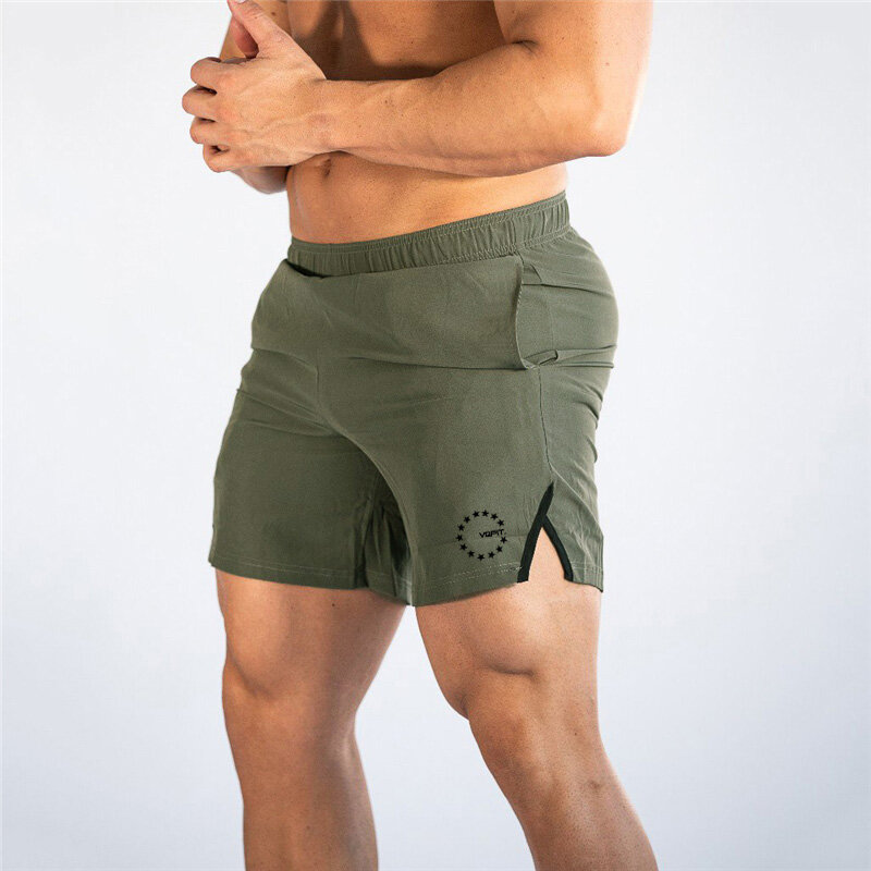 Army Green Shorts Mens Slim Fit Sweat Shorts Lounge Short Men