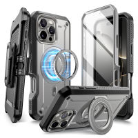 Supcase Cho iPhone 16 Pro Trường Hợp Với Đứng ubpro Mag Hỗ Trợ Magsafe tích hợp bảo vệ màn hình kẹp đeo điện thoại bậc quân sự Bảo Vệ điện thoại nam châm Trường Hợp Đối Với iPhone 16 Pro 6.3 2024