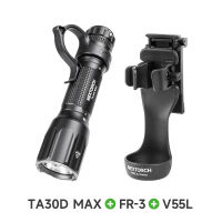 NEXTORCH TA30D MAX Tactical Flashlight One-Step Strobe 450meter long-range rechargeable rescue flashlight portable ultra bright search flashlight